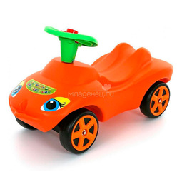 Каталка Wader "Мой любимый автомобиль " со звуковым сигналом Оранжевая