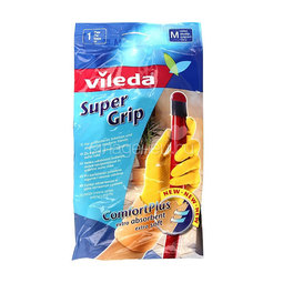 Перчатки Vileda Super Glip универсальные (размер M)