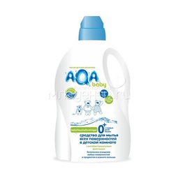 Средство для всех поверхнеостей AQA baby с антибактериальным эффектом 1000 мл