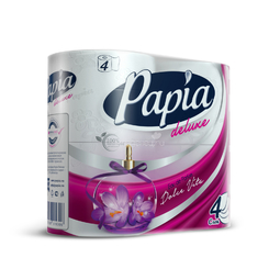Туалетная бумага Papia Deluxe с ароматом дольче вита (4 слоя) 4 шт