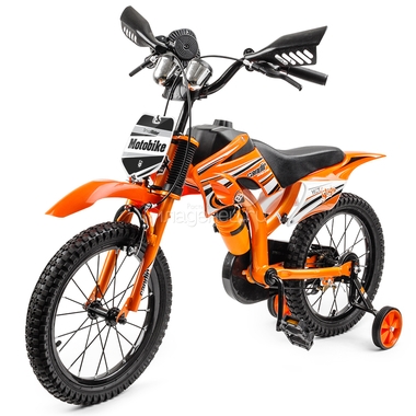 Велосипед-мотоцикл Small Rider Motobike Sport Оранжевый 0