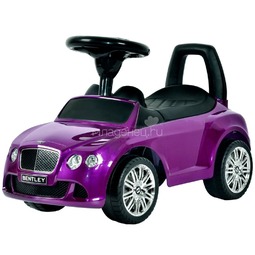 Каталка-автомобиль RT Bentley с музыкой Фиолетовая Металлик