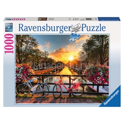 Пазл Ravensburger 1000 элементов Велосипеды в Амстердаме