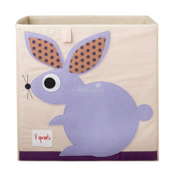 Коробка для хранения 3 Sprouts Кролик (Purple Rabbit) Арт. 27251