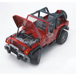 Внедорожник Bruder Jeep Wrangler С прицепом-платформой