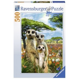 Пазл Ravensburger 500 элементов Сурикаты