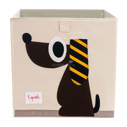 Коробка для хранения 3 Sprouts Собачка (Brown Dog) Арт. 67621