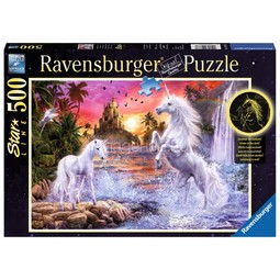 Пазл Ravensburger 500 элементов Единороги на реке