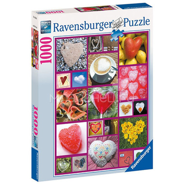 Пазл Ravensburger 1000 элементов Сердца 1