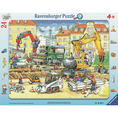 Пазл Ravensburger 24 элемента Строители за работой 0