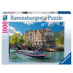 Пазл Ravensburger 1000 элементов Круиз по каналам Амстердама