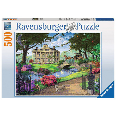 Пазл Ravensburger 500 элементов Посещение особняка 1