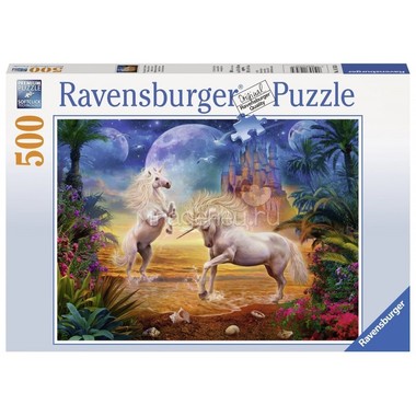 Пазл Ravensburger 500 элементов Единороги на побережье 1