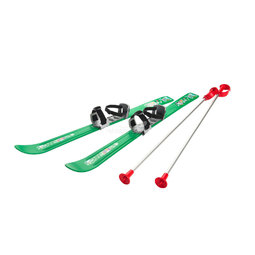 Лыжи детские Gismo Riders Baby Ski с палками и креплениями Зеленый